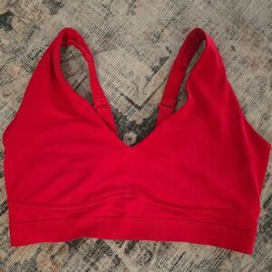 Fabletics Red XL Sports Bra without padding